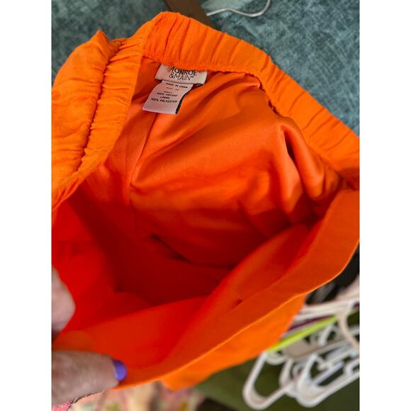 Monroe & Main slacks pants trousers women's extra large XL bright orange soft - Picture 9 of 15